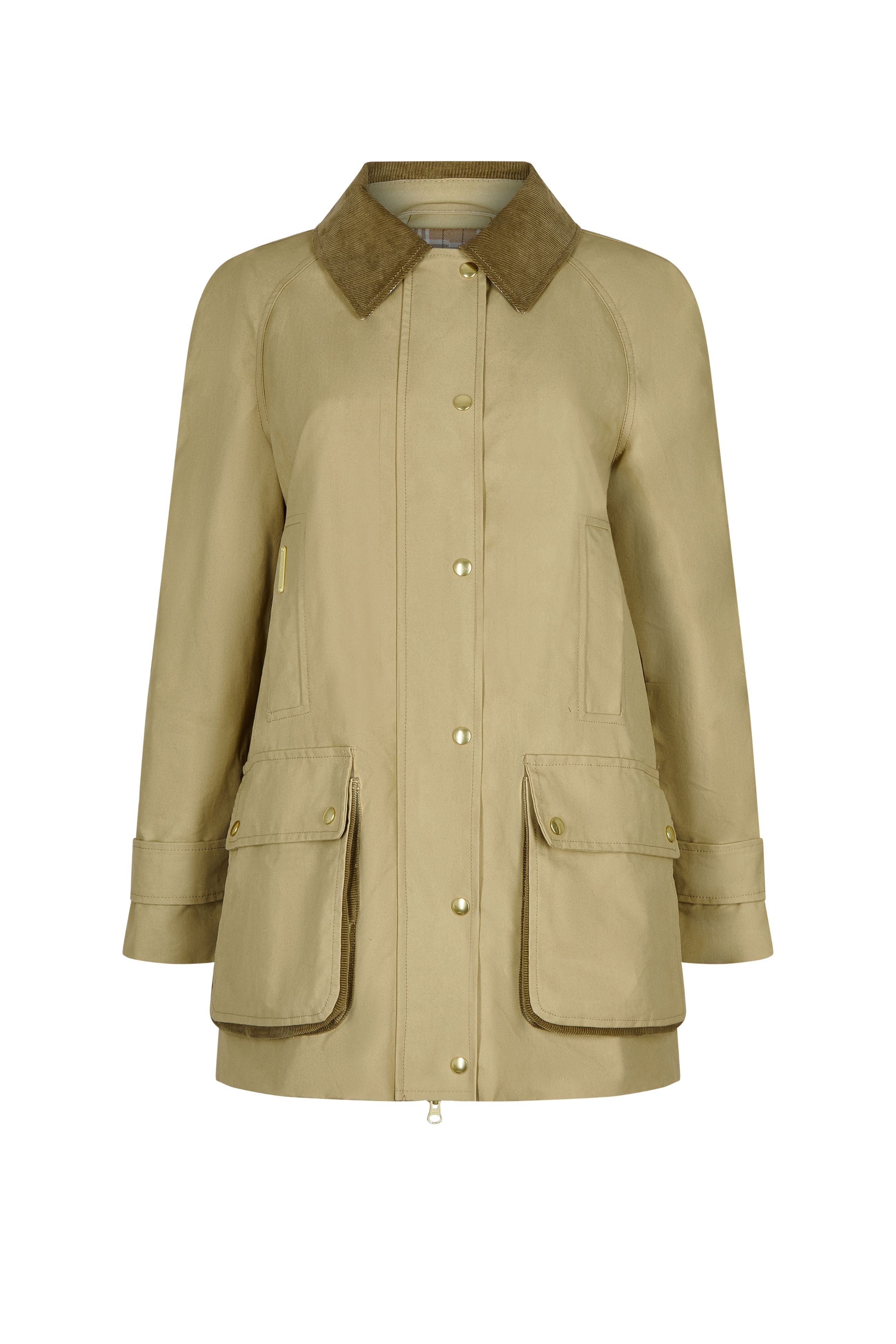 Barbour heath deals waxed trench coat