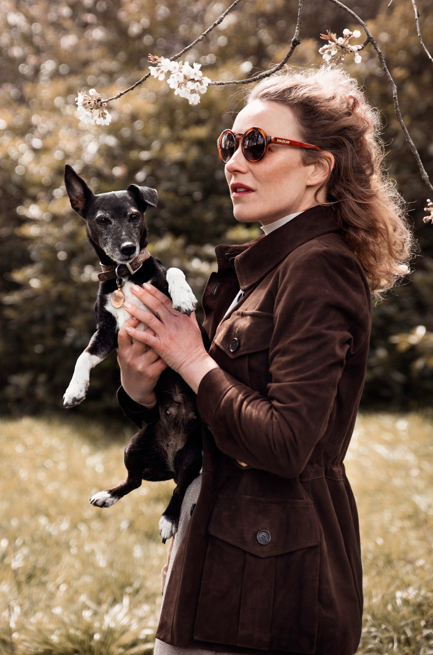 Suede Tracker Jacket In Chocolate