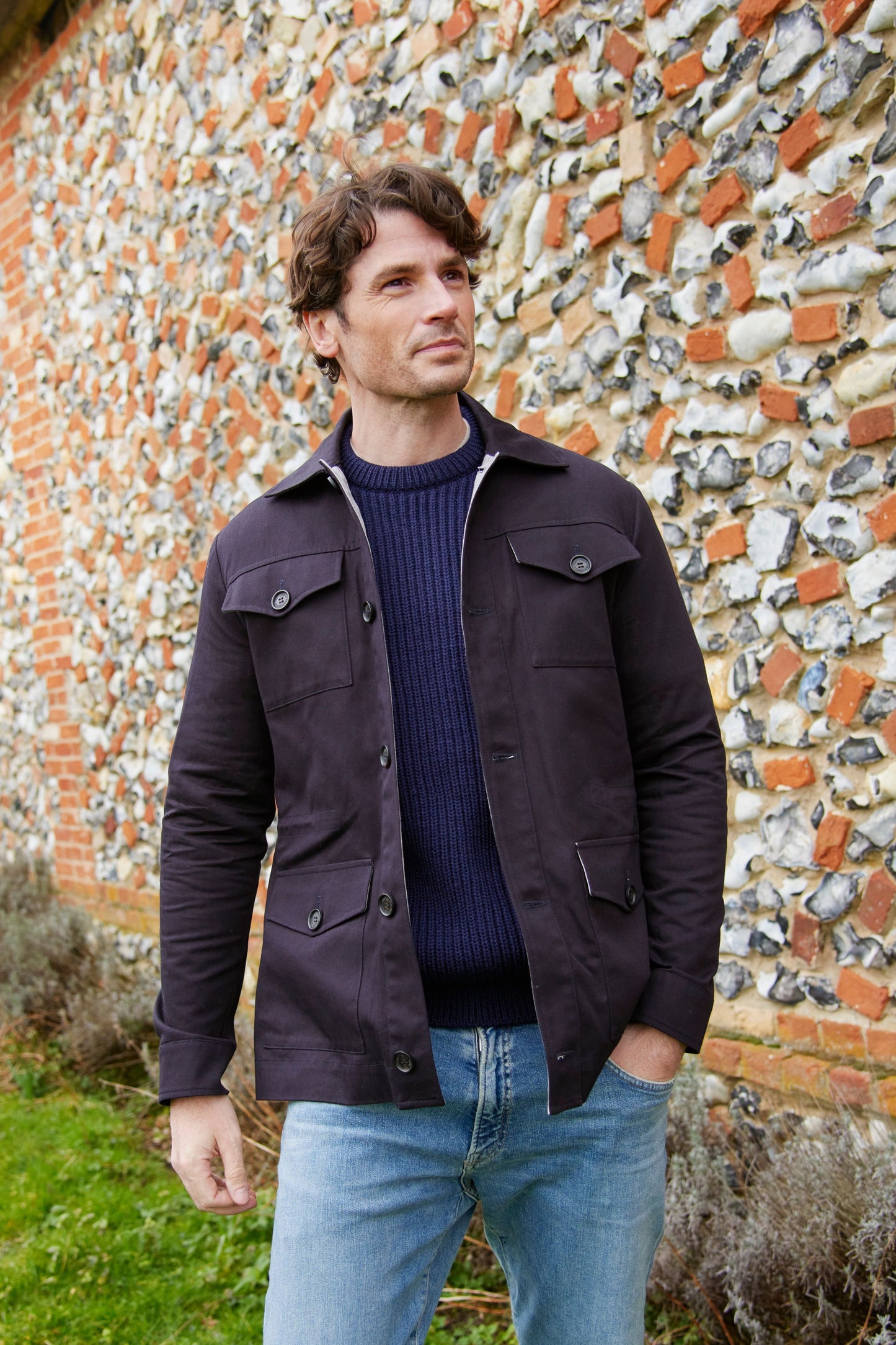 Men's Tracker Jacket in Navy