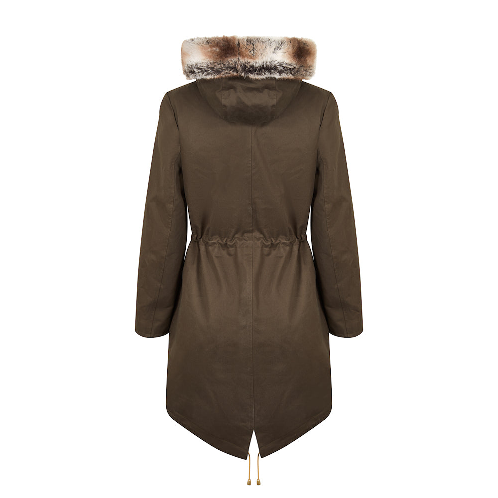 Oasis parka clearance with fur lining