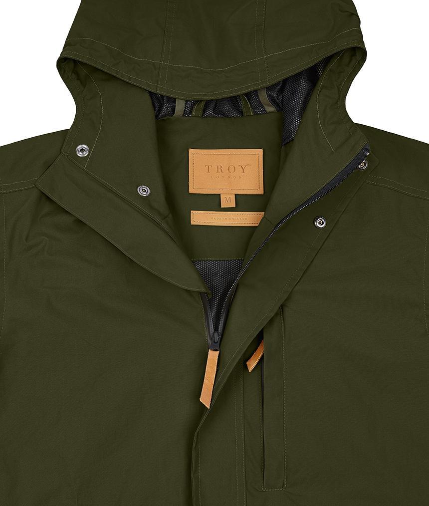 Mens green shop wax jacket