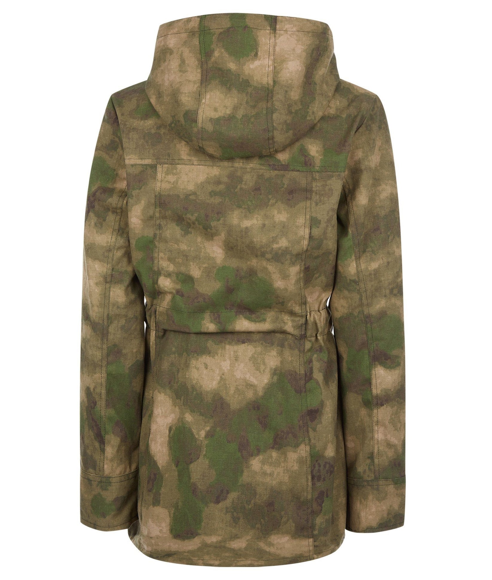 Wax Parka in Camo | TROY London